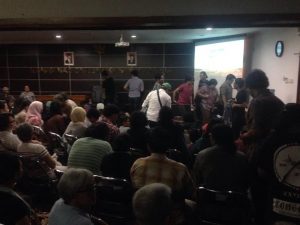 Suasana sebelum pemutaran film Pulau Buru di Komnas HAM (c) 2016 Merdeka.com/Anisyah