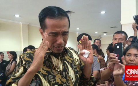 Presiden Jokowi dinilai tak mampu tunai janji tuntaskan kasus HAM masa lalu. (Resty Armenia)